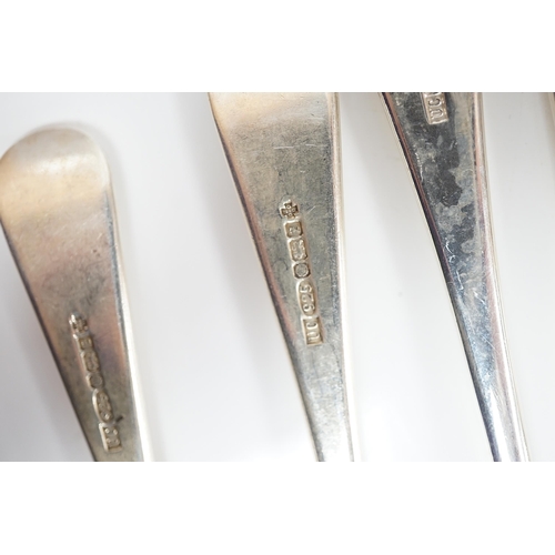 1840 - A set of twelve modern silver cake forks, United Cutlers Ltd, Sheffield, 2000, 13.7oz. Condition - g... 