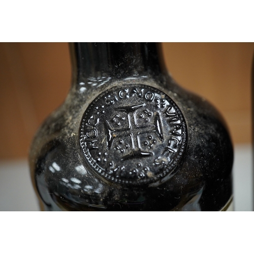 1261 - A bottle of Fonseca's vintage port 1963 and a bottle of Chateau-Figeac premier grand cru classe St E... 