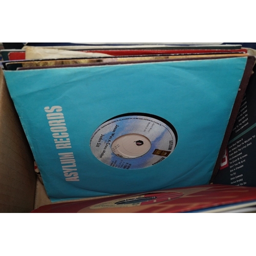 252 - A collection of 7 inch singles, labels include harvest, EMI, Atlantic, Phillips, Pye, etc. artists i... 