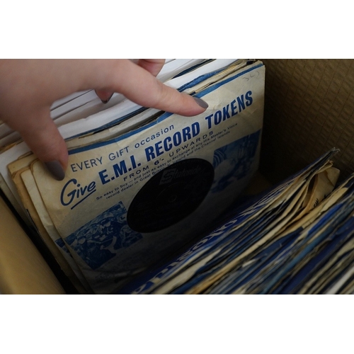 254 - Three boxes of 7 inch singles, all on Atlantic, Brunswick and Stateside record labels, artists inclu... 