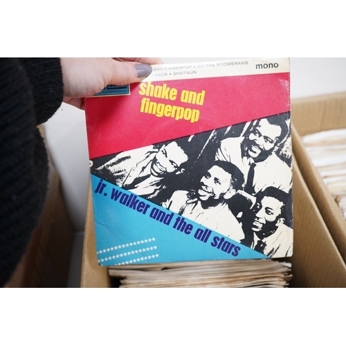 256 - Three boxes of 7 inch singles, all on the Tamla Motown label, artists include; the Supremes, Marvin ... 