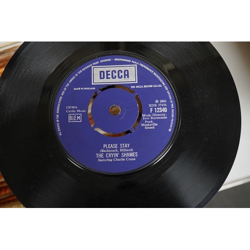 258 - Three boxes of 7 inch singles, all on Decca record label, artists include; Dave Berry, Billy Fury, t... 