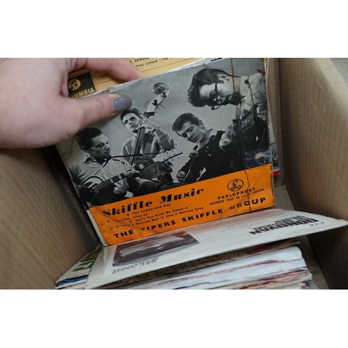 269 - Four boxes of 7 inch singles, all on Pye, Philips and Fontana record labels, artists include; Marty ... 