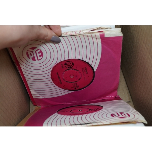 269 - Four boxes of 7 inch singles, all on Pye, Philips and Fontana record labels, artists include; Marty ... 