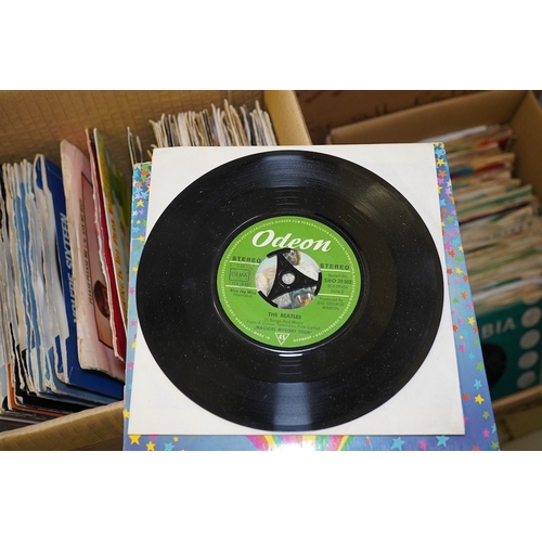 271 - Approximately seventy The Beatles related 7 inch singles, including two Magical Mystery Tour EPs (pl... 