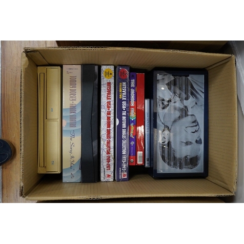 272 - A large collection of LPs and CD box sets, artists include; Frank Sinatra, Tony Bennett, Pavarotti, ... 