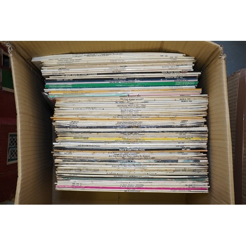 277 - Two boxes of LP record albums, artists include; Billie Holiday, Jackie DeShannon, Timi Yuro, Connie ... 