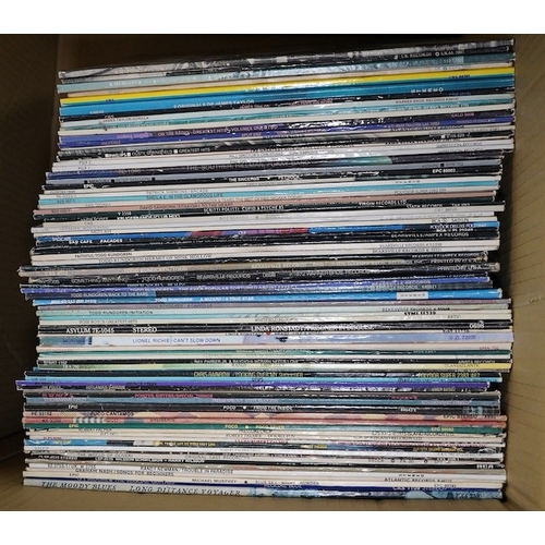 286 - Approximately seventy-eight LP record albums, artists include; 10cc, James Taylor, Donna Summer, Car... 