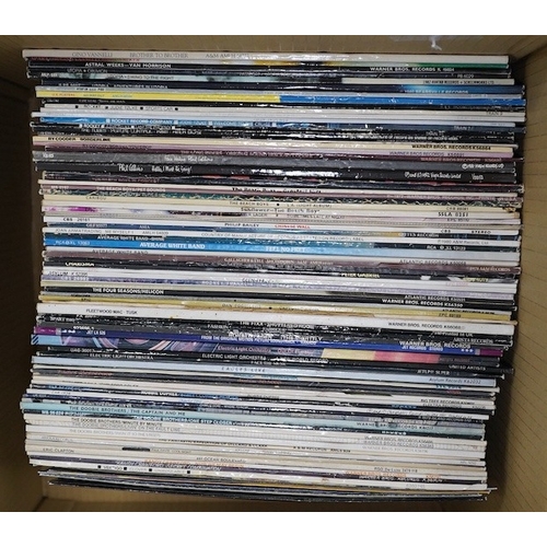 288 - Approximately seventy-five LP record albums together with a few 12 inch singles, artists include; Gi... 