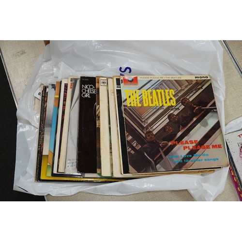 290 - Twenty LP record albums including Three Beatles; please please me, with the Beatles, Beatles for sal... 