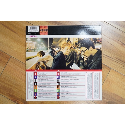 295 - Blur; Parklife LP record album, on Food label; FOODLP10 7243 8 29194 14, with inner lyric sleeve. Co... 