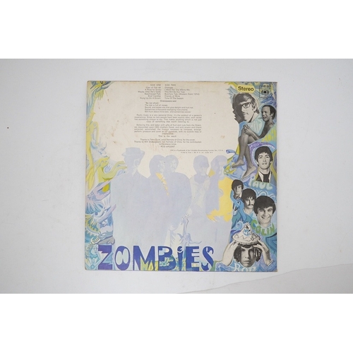 296 - The Zombies; Odessey and Oracle LP record album, on CBS stereo label, S632280, SBPG 632280 A2/B2. Co... 