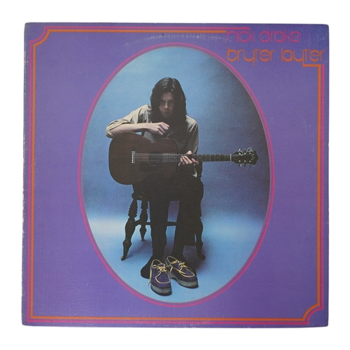 297 - Nick Drake; Bryter Layter LP record album, on pink rimmed Island label, ILPS9134, A-1U/B-1U. Conditi... 