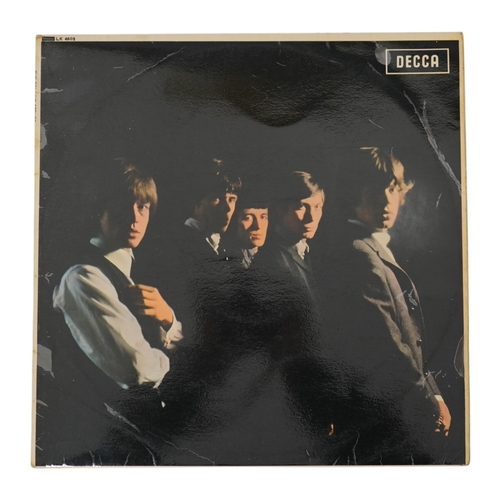 298 - The Rolling Stones, first LP record album, on red Decca label, LK.4605, XARL-6271-1A XARL-6272-3A. C... 