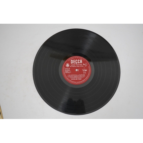 298 - The Rolling Stones, first LP record album, on red Decca label, LK.4605, XARL-6271-1A XARL-6272-3A. C... 