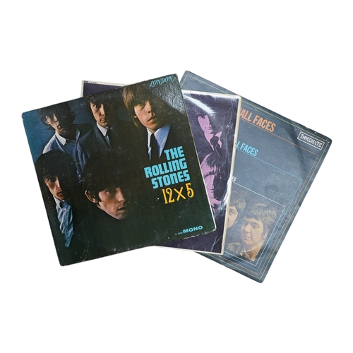 300 - Three LPs; The Rolling Stones; 12 x 5 LP record album, mono on London LL3402, ARL-6493-1E. Condition... 