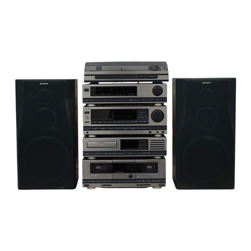 311 - A Sony separates 5-part LBT-D505 stereo system with speakers. Condition - poor to fair.