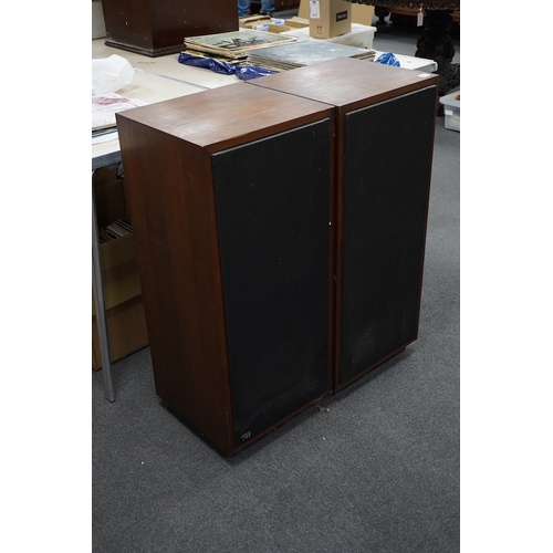 313 - A pair of floorstanding IMF speakers, together with a Sony three-head reel to reel tape recorder, a ... 