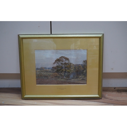 712 - Thomas Henry Hunn (1857-1928), watercolour, Billingshurst, Sussex, signed, inscribed to the mount,... 