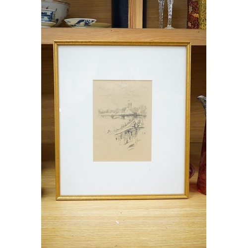 717 - James McNeill Whistler RBA (1834-1903), lithograph, 'Savoy Pigeons', blindstamped, 22.5 x 17cm. Cond... 