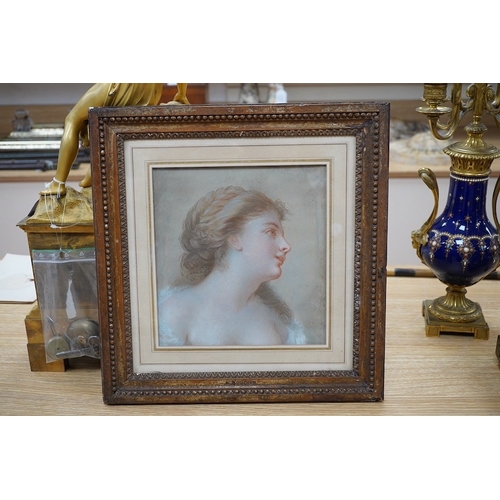 722 - Old master style, 19th century, pastel on paper, Portrait of a lady, unsigned, 33 x 22cm. Condition ... 