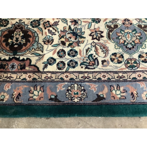 73 - A large Indian Kashmir carpet, 420 x 300cm. Condition - good