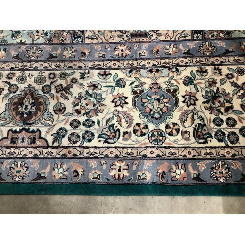 73 - A large Indian Kashmir carpet, 420 x 300cm. Condition - good