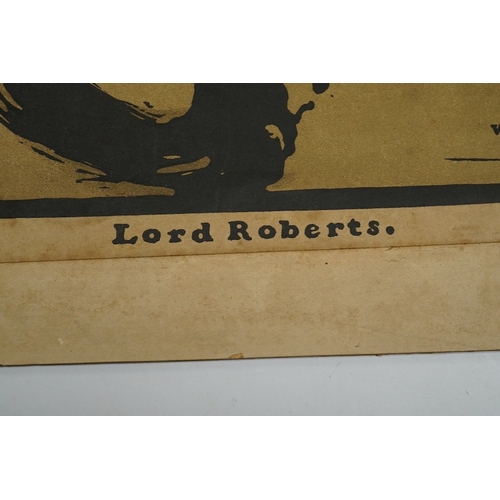 777 - William Nicholson, three lithographs, including HRH The Prince of Wales and Lord Roberts, one signed... 