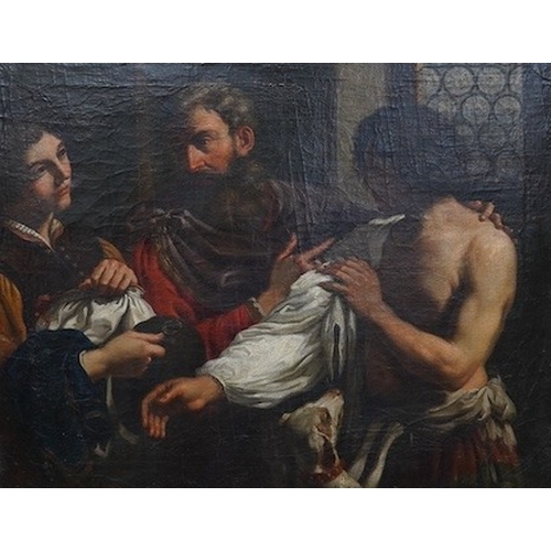 780 - After Guercino, (Italian, 1591-1666), oil on canvas, Return of the Prodigal Son, unsigned, George Hi... 