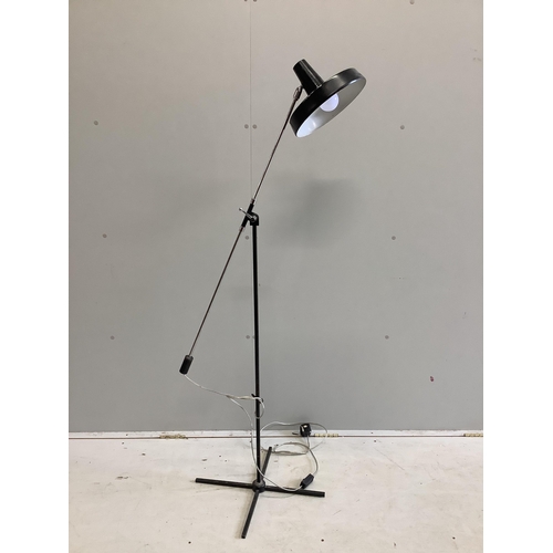 9 - A mid century floor lamp, height 150cm. Condition - fair