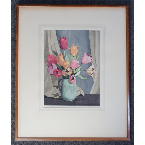 122 - Eric Slater (British, 1896-1963) Tulipswoodcutsigned and titled in pencil33 x 24.5cm... 