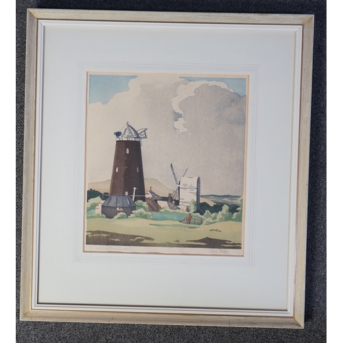 124 - Eric Slater (British, 1896-1963) Clayton Mills, Sussexwoodcutsigned and titled in pencil28 x 26cm... 