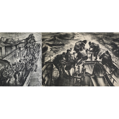 127 - Leslie Cole (English, 1910-1976) The Sweeps, no. 1 & 3lithographs (2)signed in pencil, dated '41 and... 