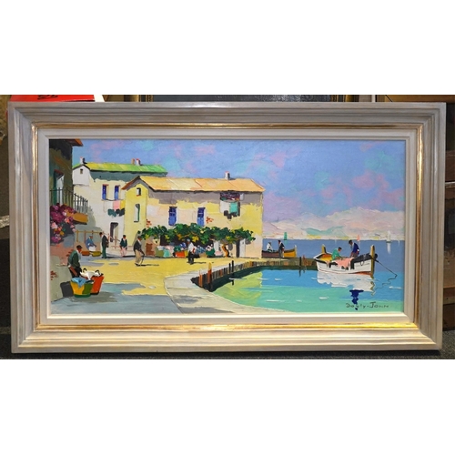 150 - § § Cecil Rochfort D'Oyly John (English, 1906-1993) 'Beaulieu near Monte Carlo French Riviera'oil on... 