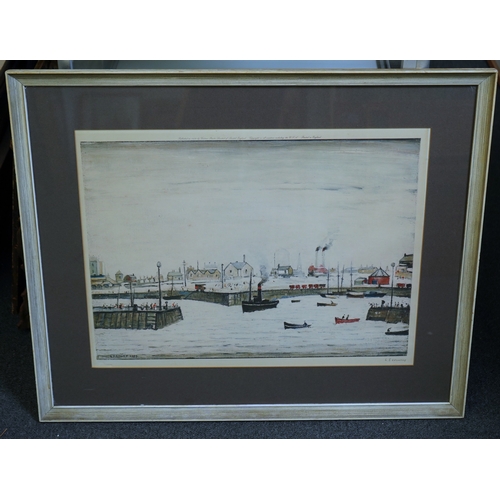 157 - § § Laurence Stephen Lowry RA, RBA (1887-1976) 'The Harbour'lithographsigned in pencil, published in... 