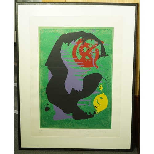 176 - John Hoyland RA (American, 1934-2011) 'Space Borne'screen printsigned in pencil and dated 1993, 67/9... 