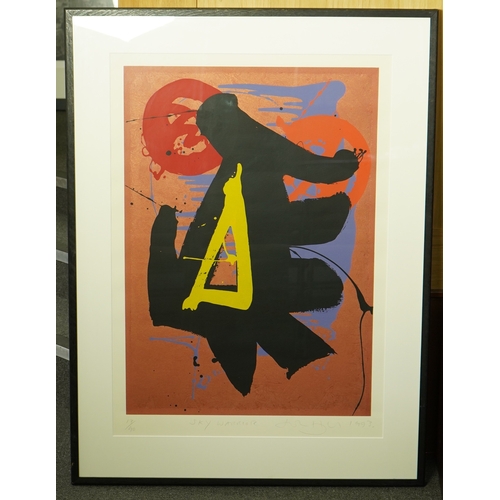 177 - John Hoyland RA (British, 1934-2011) 'Sky Warrior'screen print and woodblocksigned in pencil and dat... 