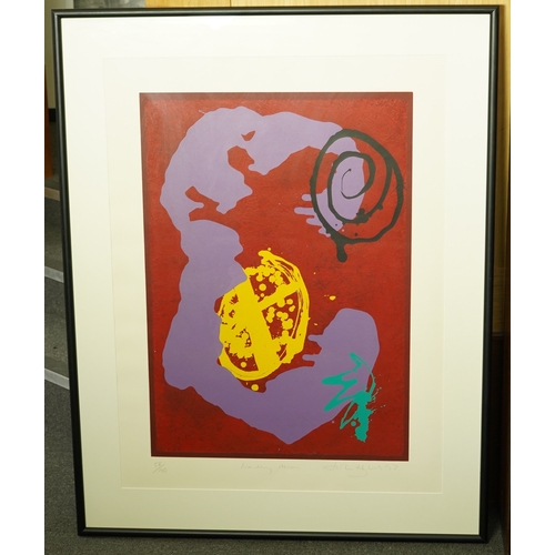 179 - John Hoyland RA (British, 1934-2011) 'Wandering Moon'screen print and woodblocksigned in pencil and ... 