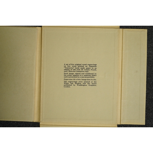 222 - § § Sir Peter Blake CBE RDI RA (British, b.1932) Side Show, 1974-8folio of five artist's proof wood ... 