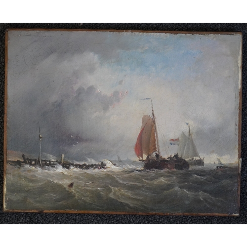 24 - 19th Century Canadian / Dutch School 'St Lawrence'oil on canvas18 x 23.5cm... 