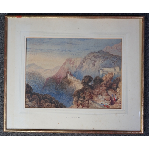 51 - David Roberts (British, 1796-1864) A Scene in Palestinewatercolour31.5 x 43cm... 