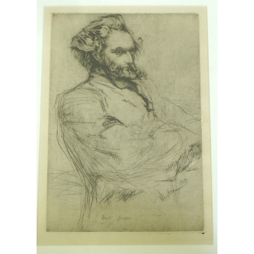 70 - James Abbott McNeill Whistler RBA (American, 1834-1903) 'Drouet (Sculpteur)'drypoint etchingsigned a... 