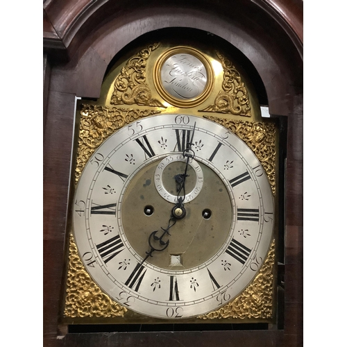 1113 - James Inglish, London, a George III mahogany eight day longcase clock, height 206cm. Condition -  fa... 