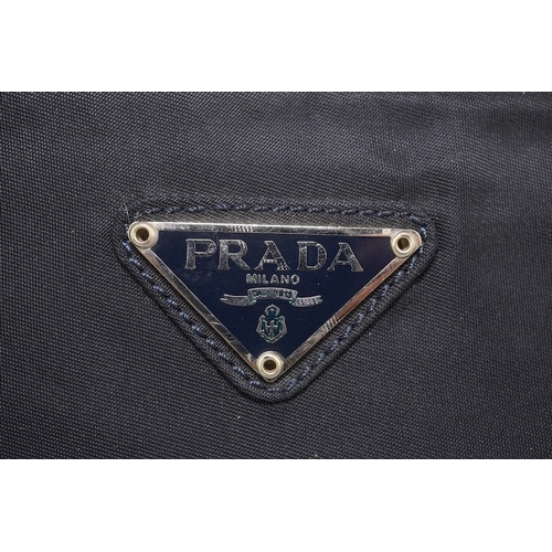 1253 - A Prada Tessuto black nylon small bag