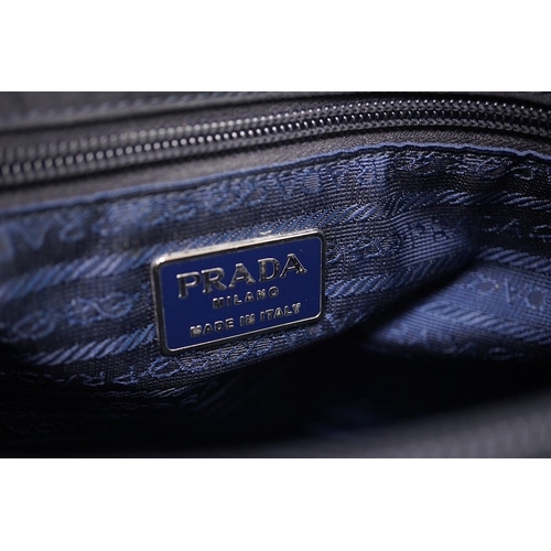 1253 - A Prada Tessuto black nylon small bag