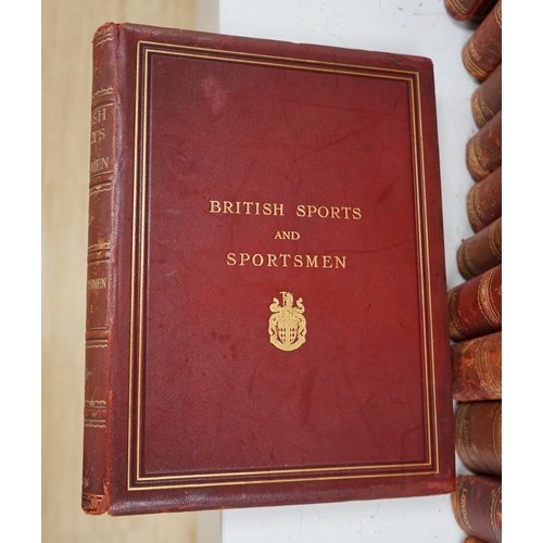 1362 - ° ° British Sports and Sportsmen. 12 vols., including Shooting and Deerstalking; Polo and Coaching; ... 