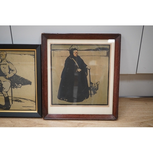 1710 - After William Nicholson (1872-1949), two lithographs, comprising Her Majesty Queen Victoria and L... 