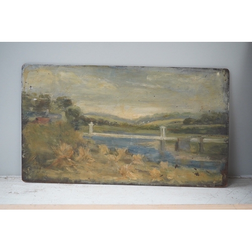 1719 - G Walt?, oil on board, Shakkin Briggie, Autumn 1944, signed and inscribed verso, together with a s... 