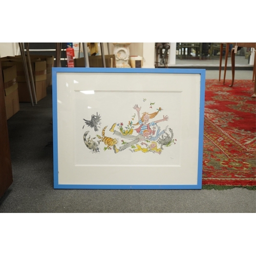 1803 - After Quentin Blake (b.1932), colour print, 'Fantastic Daisy Artichoke', signed in the plate, blind ... 