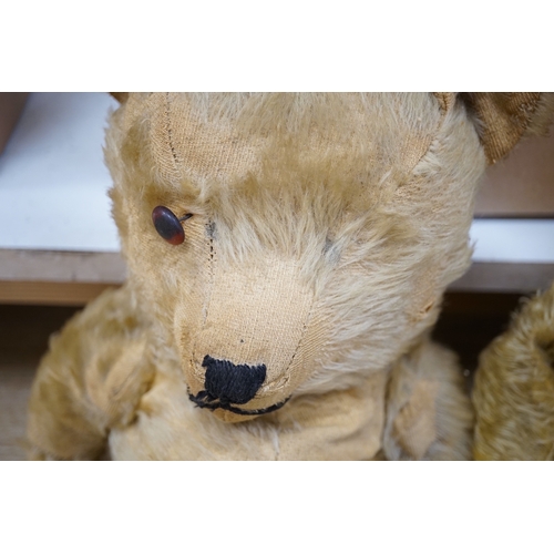 1283 - A Chiltern bear c.1950's, 55cm, tear to one velvet pad otherwise in good condition, and a 1930's bea... 